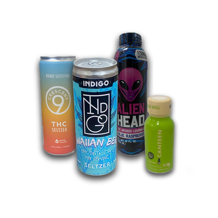 Drinks-THC drinks-CBD drinks-The Green Leaf