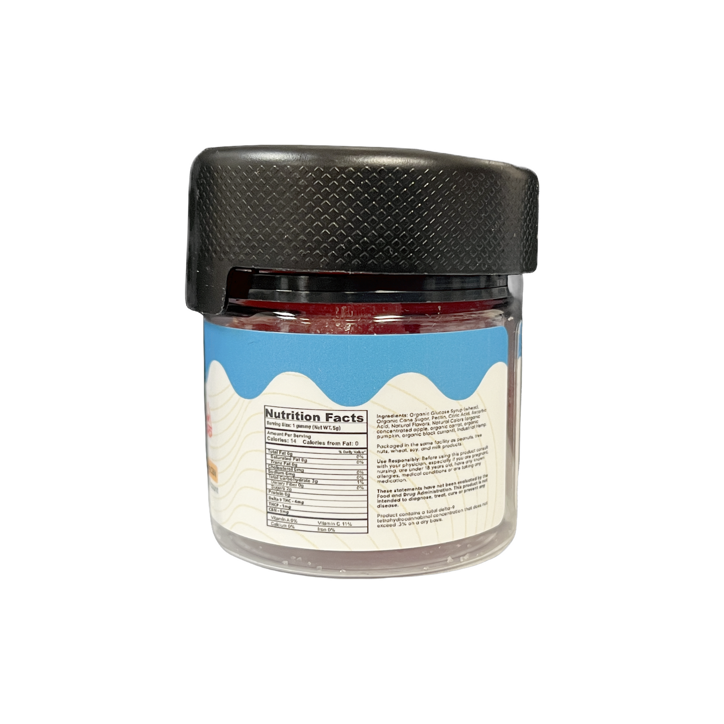 Indica-THC Gummies-gummies-THC-THCP-Berry-CBN-320mg THC-nutrition facts