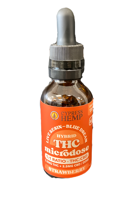 THC:CBD Hybrid Tincture - 150mg - Cypress Hemp (1:1 THC:CBD) The Green Leaf