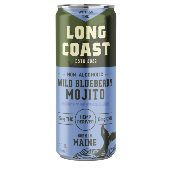 Long Coast Mocktails Seltzer - 5mg THC + 10mg CBD - Long Coast The Green Leaf
