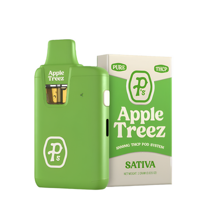 Diet P's-Disposable Vape-Sativa-THC-HHC-The Green Leaf Cannabis-Apple Treez