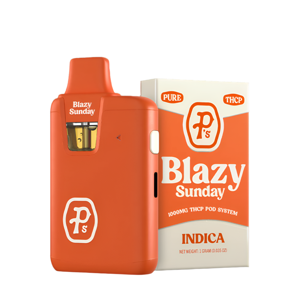 Diet P's-Disposable Vape-Sativa-THC-HHC-The Green Leaf Cannabis-Blazy Sunday