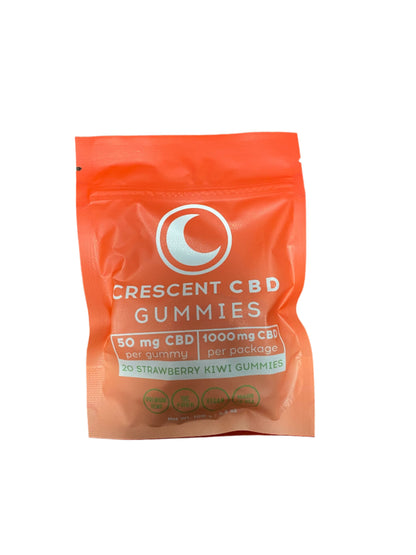 CBD Gummies - 1000mg CBD - Crescent Canna The Green Leaf