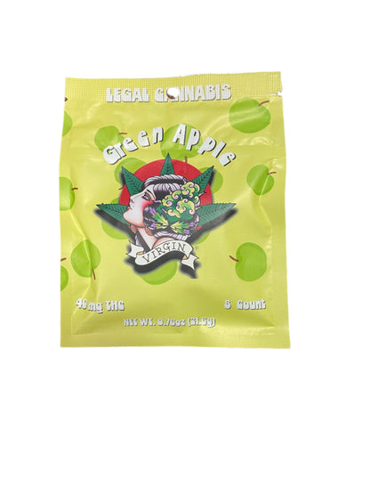 5mg THC Gummies - Virgin Hemp Farms The Green Leaf