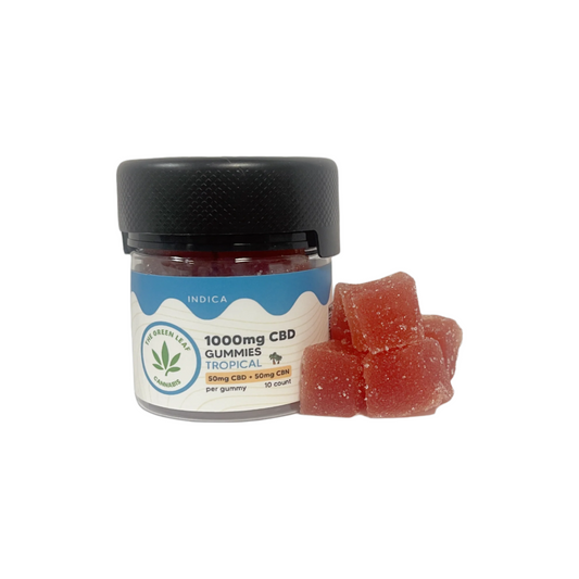 indica-cbd-gummies-cbd edibles-tropical-cbd-cbn-10ct-red gummies