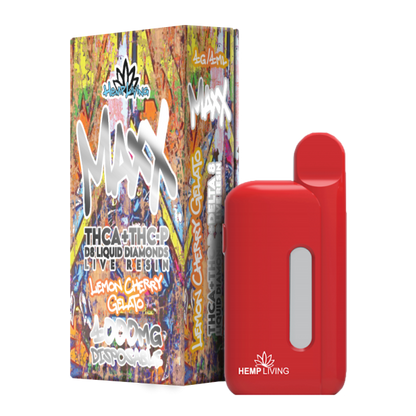 Disposable Vape-Maxx-vape-THCP-THCA-Hemp Living-The Green Leaf Cannabis