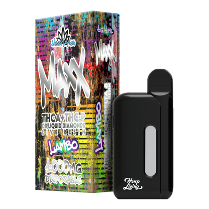 Disposable Vape-Maxx-vape-THCP-THCA-Hemp Living-The Green Leaf Cannabis