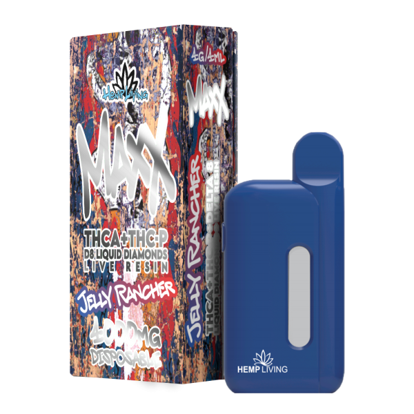 Disposable Vape-Maxx-vape-THCP-THCA-Hemp Living-The Green Leaf Cannabis