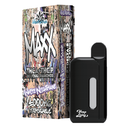 Disposable Vape-Maxx-vape-THCP-THCA-Hemp Living-The Green Leaf Cannabis