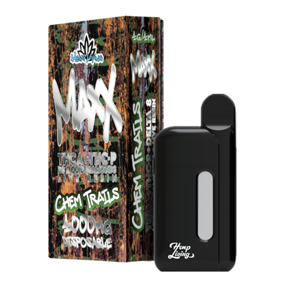 Disposable Vape-Maxx-vape-THCP-THCA-Hemp Living-The Green Leaf Cannabis