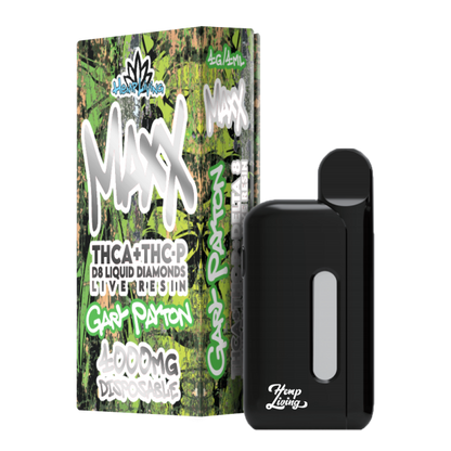Disposable Vape-Maxx-vape-THCP-THCA-Hemp Living-The Green Leaf Cannabis