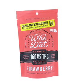 Who Dat  THC Gummies  - 160mg THC The Green Leaf