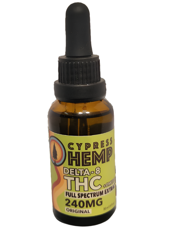 CH THC Full Spectrum Tincture - 240mg - Cypress Hemp The Green Leaf