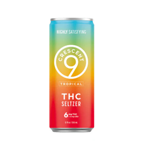 THC Tropical Seltzer - 6mg THC - Crescent 9 BOGO FREE