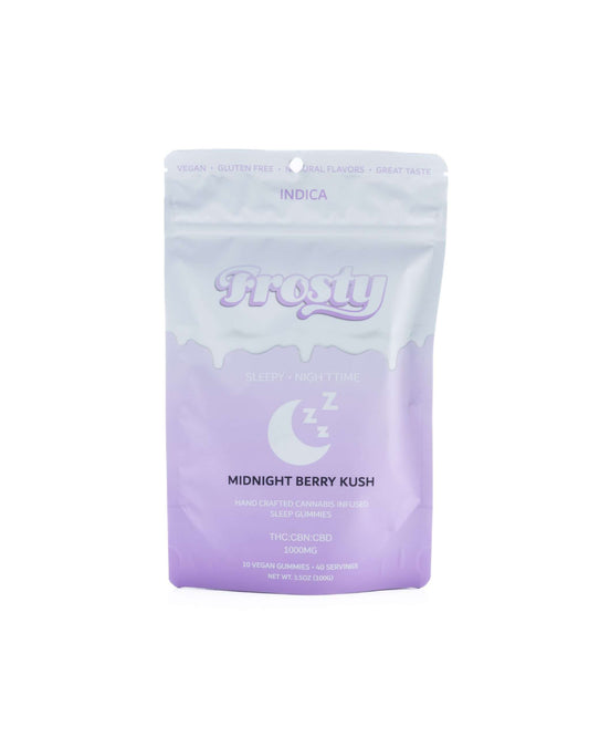 Night Sleepy Delta 9 THC Gummies - Midnight Berry Kush (1000mg)