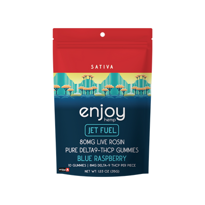 THC-P Gummies - 80mg Live Rosin THC - Enjoy The Green Leaf