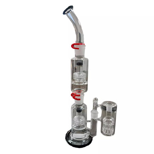 Stackable Bong - Glass - The Green Leaf Cannabis The Green Leaf